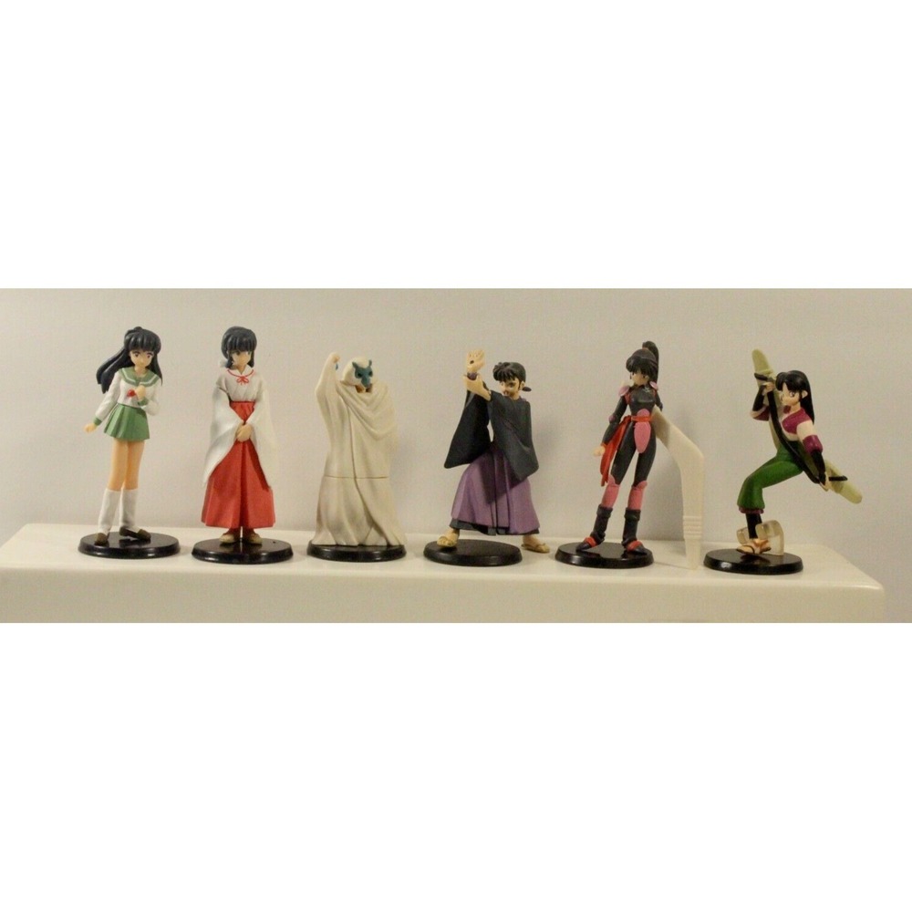 InuYasha Toynami  Mini Action  Figures Lot-Set of 6  2000-05  ( H)